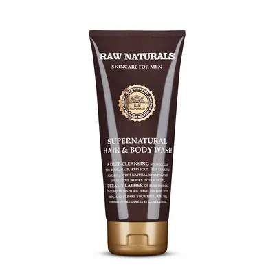 RAW003 - Supernatural Hair & Body Wash 200ml