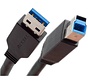EW9623 USB-kabel 1,8 m USB 3.2 Gen 1 (3.1 Gen 1) USB A USB B Zwart