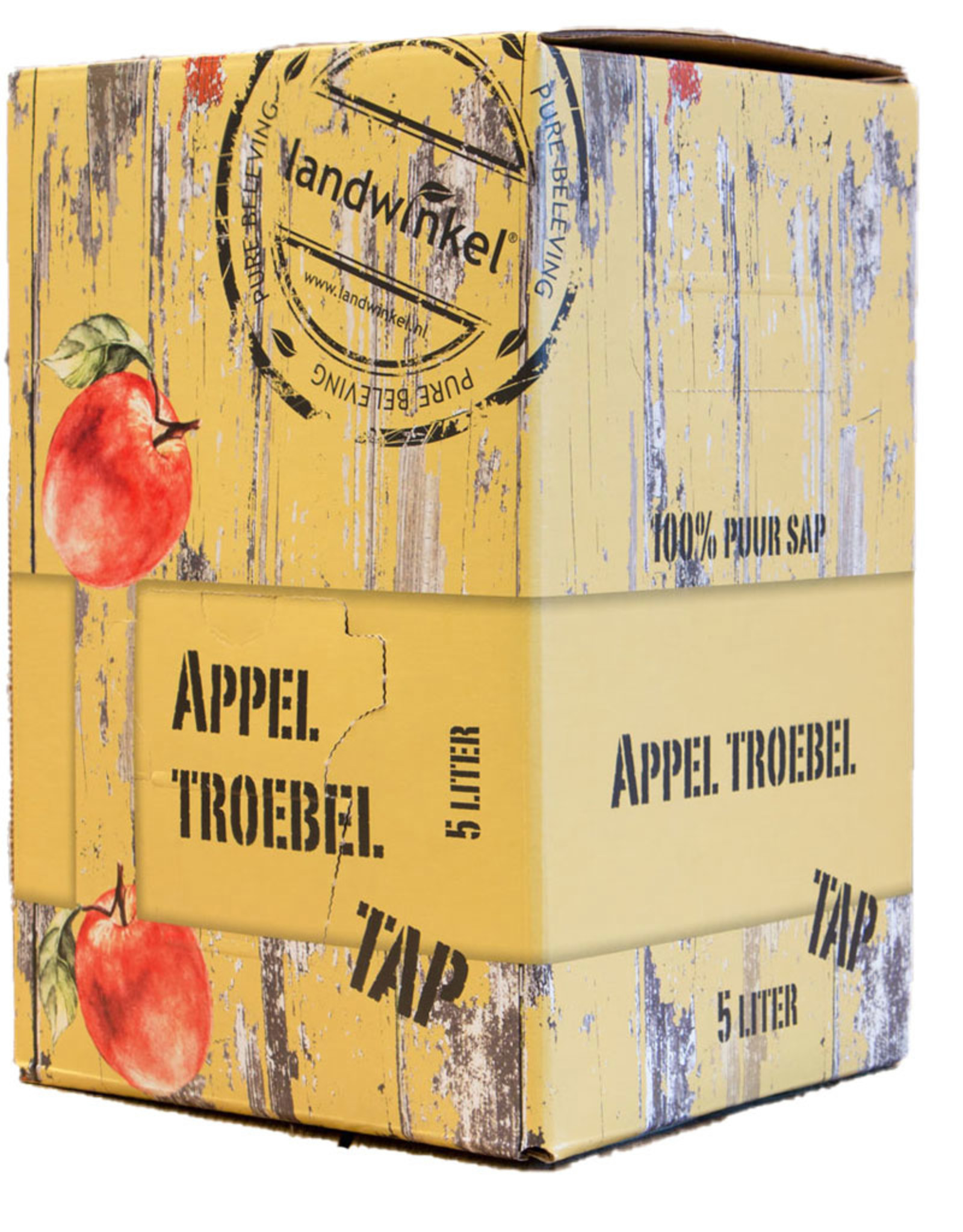 Landwinkel Appeltap sap troebel 5 ltr