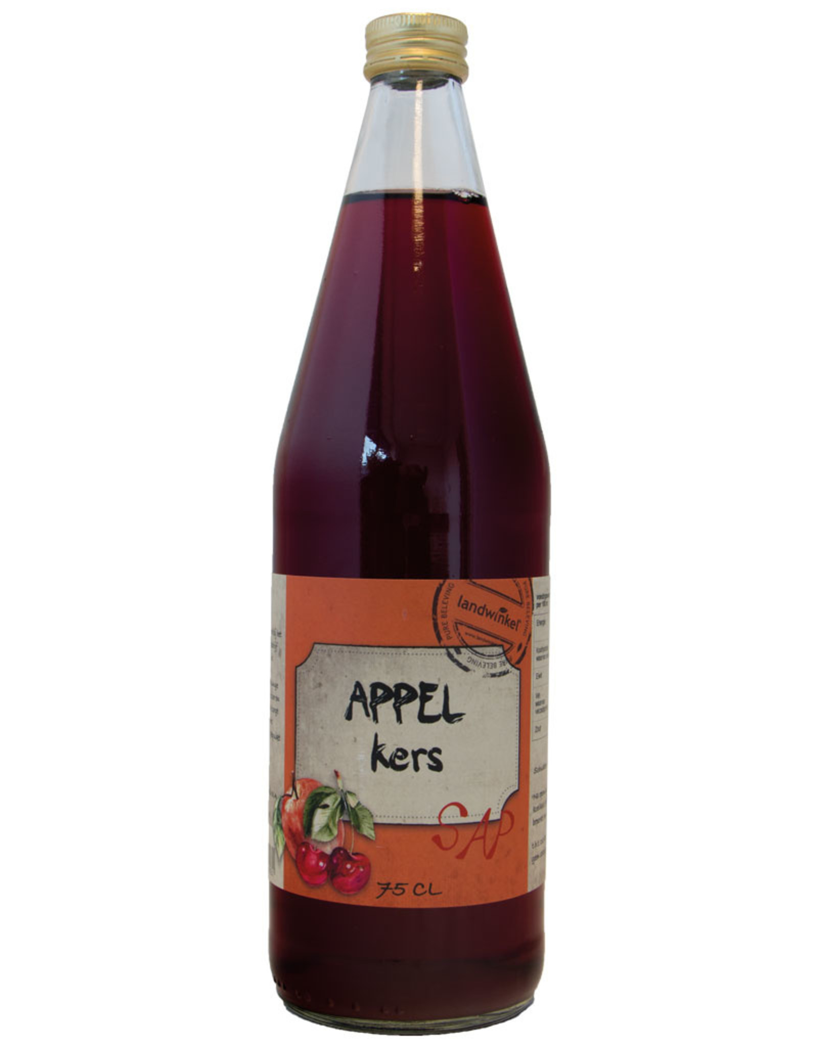 Landwinkel Appel kersensap 0,75 ltr