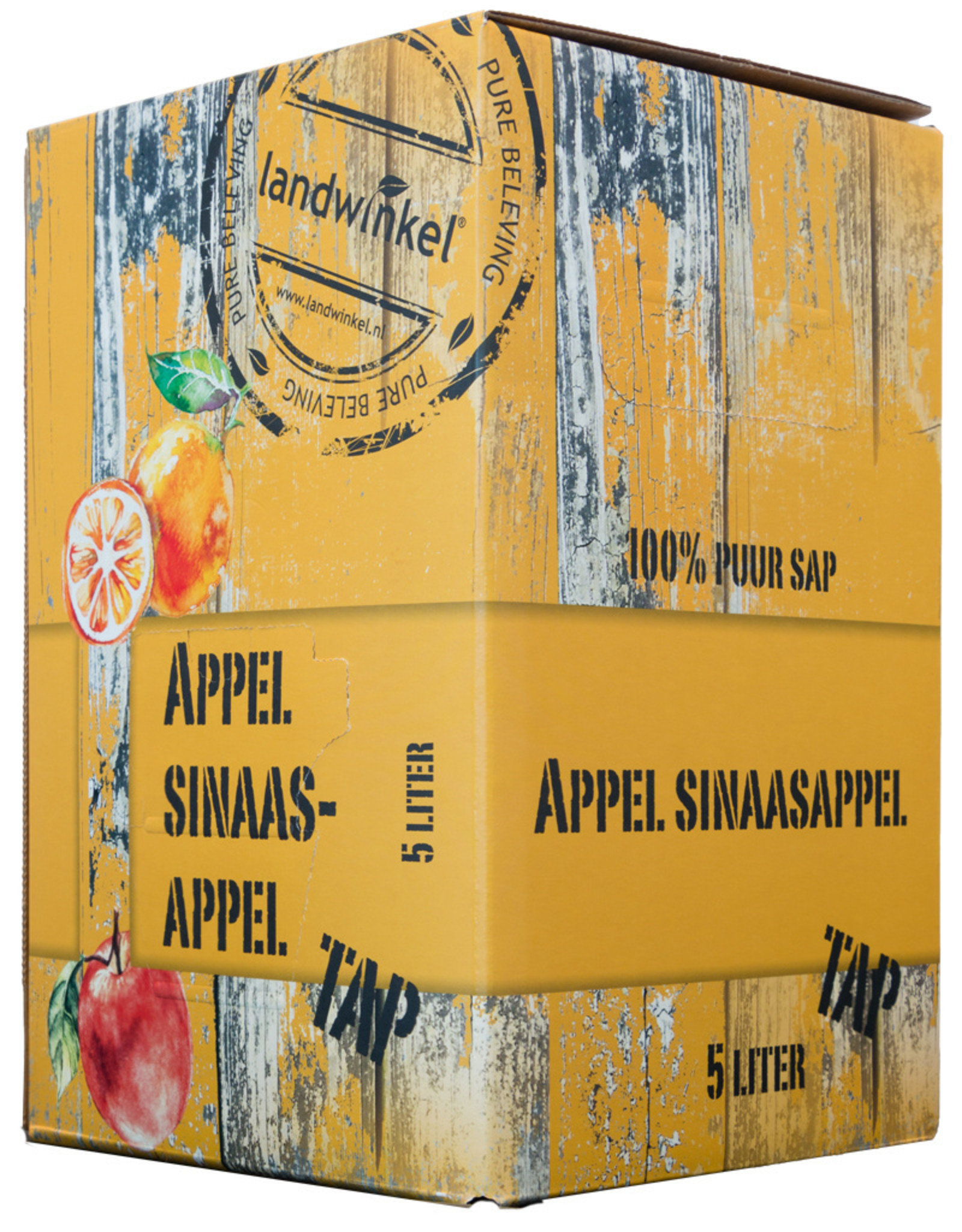 Landwinkel Appeltap sap appel sinaasappel  5 ltr