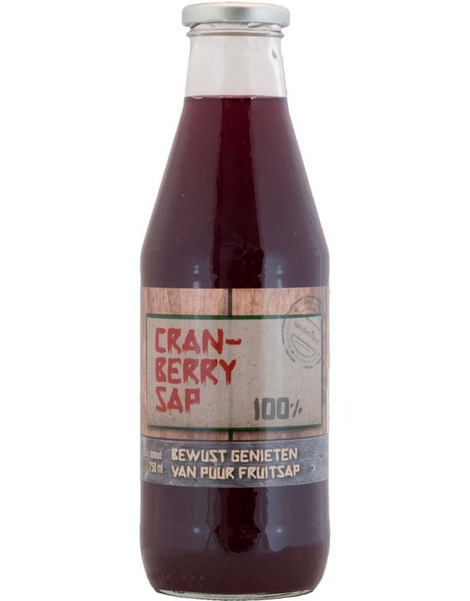 Landwinkel Cranberry 100% bewust genieten 0,75 ltr