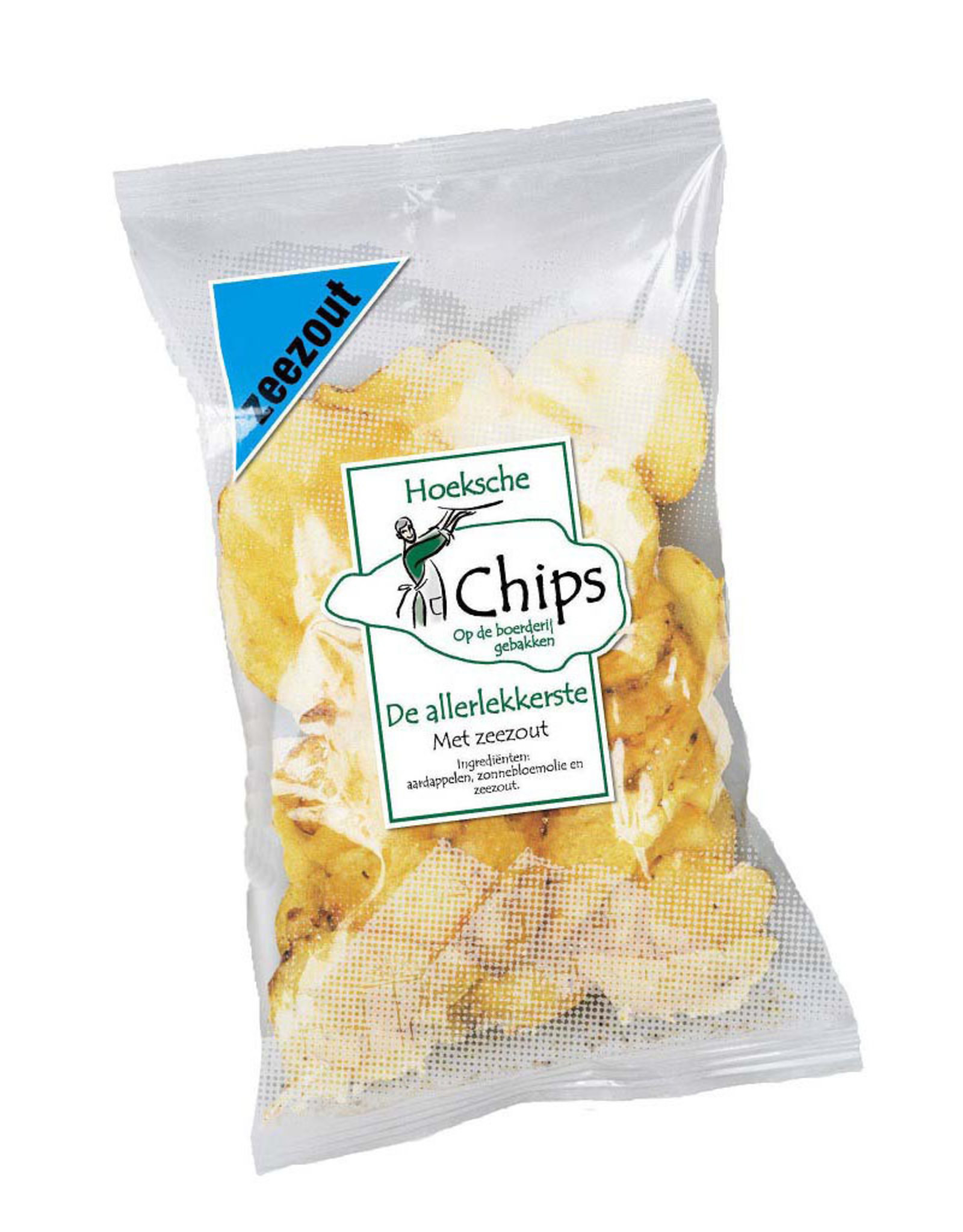 Hoeksche Waard Chips zeezout  150 gr