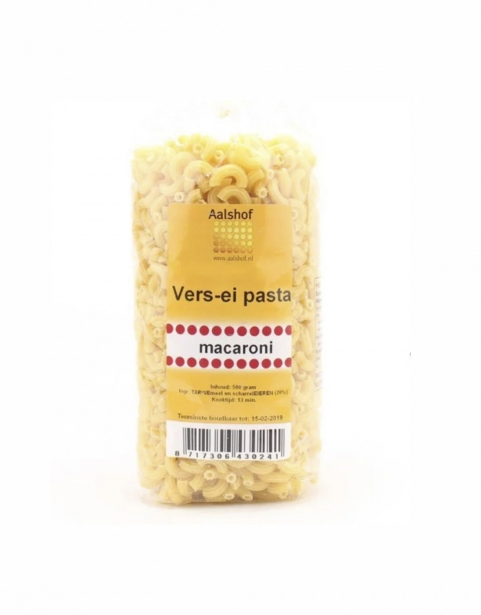 Aalshof Vers-ei pasta macaroni 500 gr