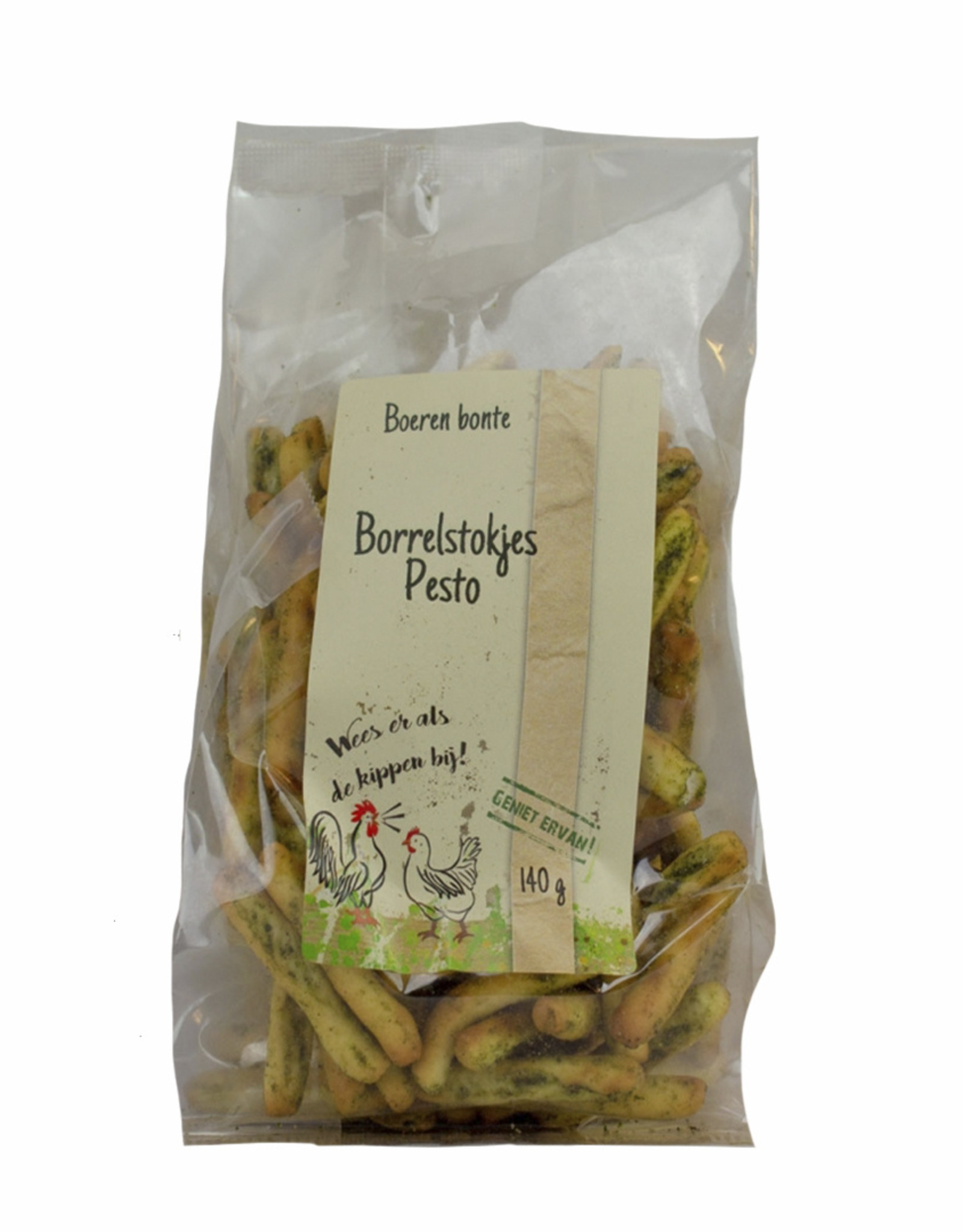 Landwinkel Boeren bonte borrelstokjes Pesto  140 gr