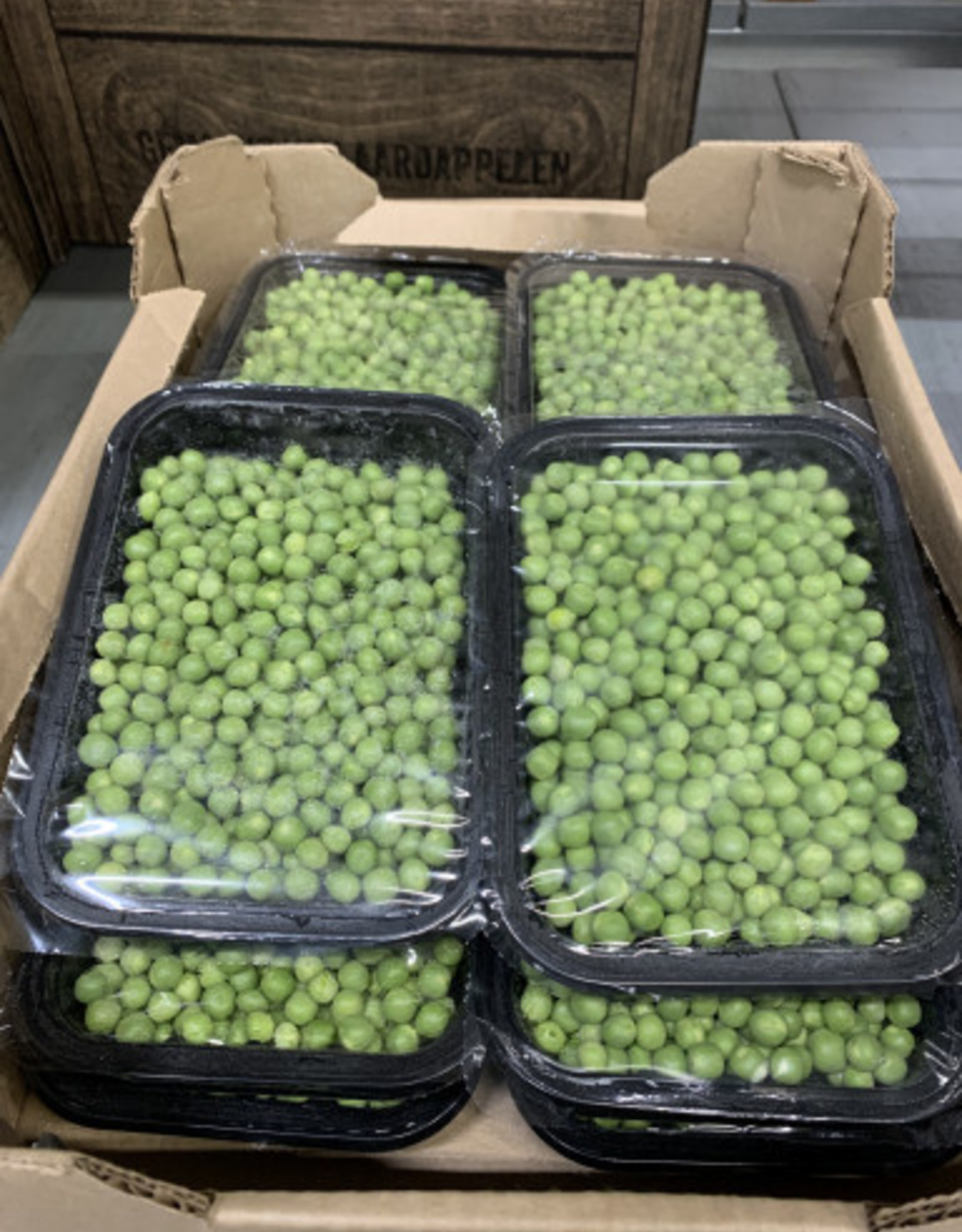 Doperwten, gepeld per 200 gr