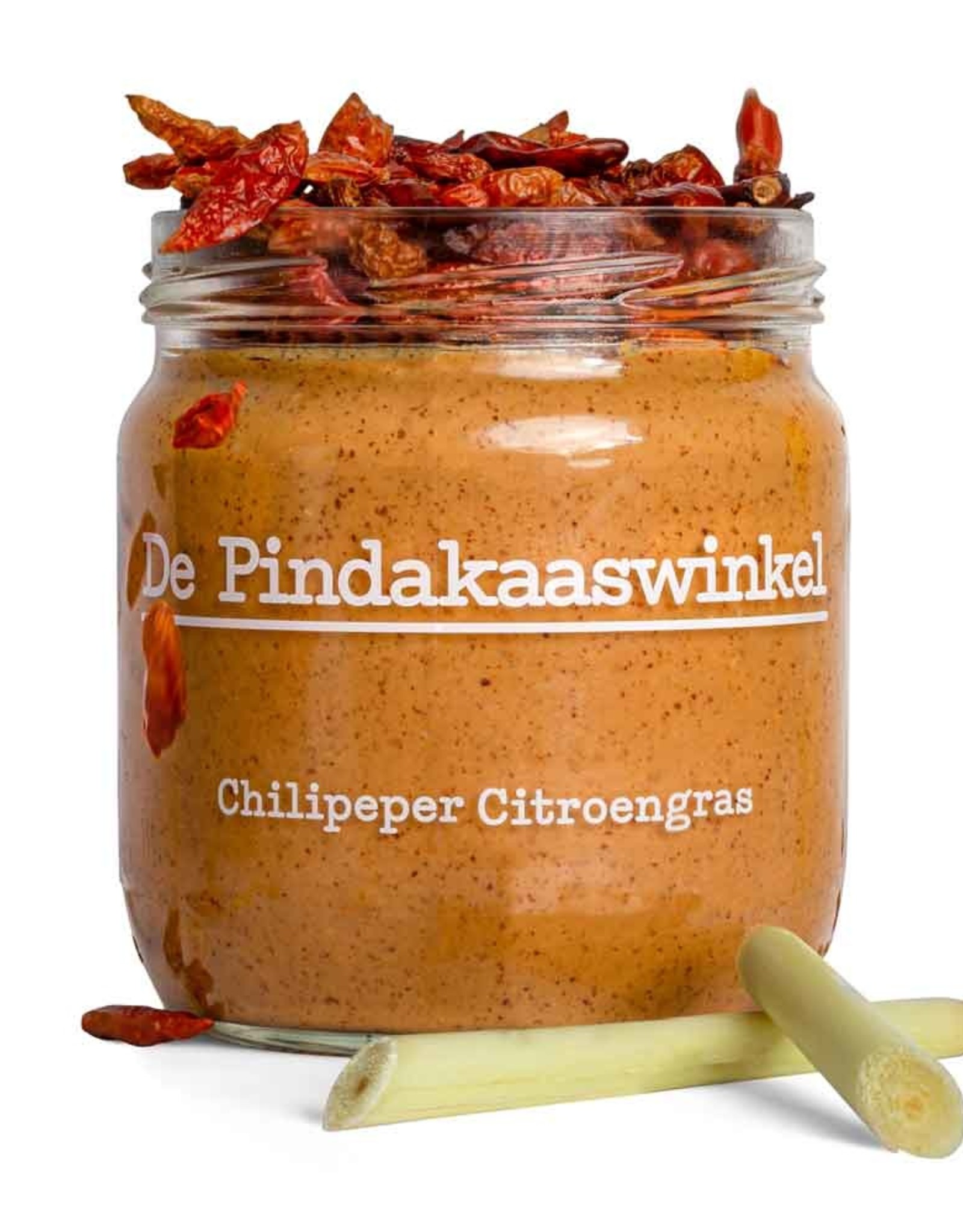 Pindakaas Chilipeper Citroengras 420ml