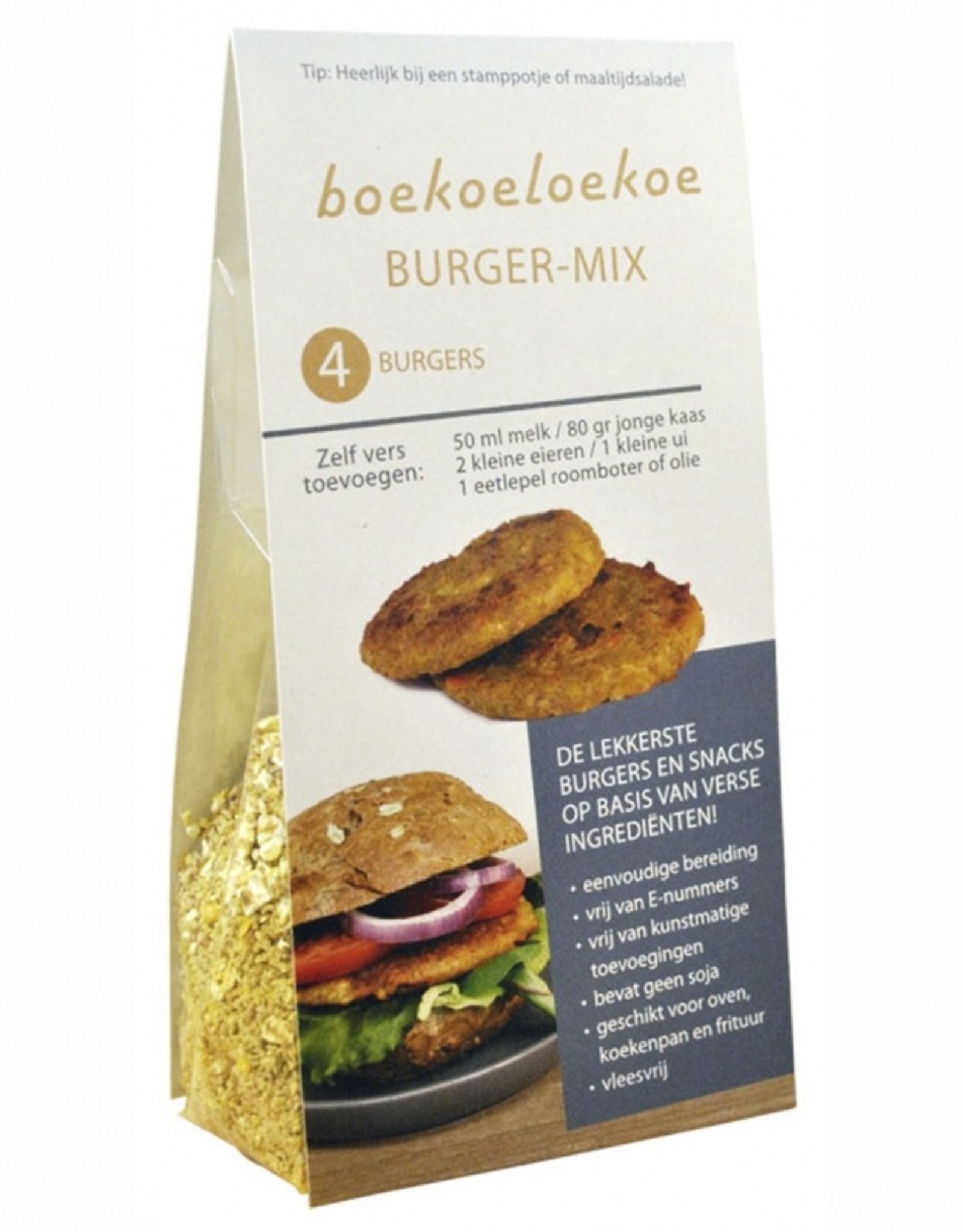 boekoeloekoe Vegetarische burger-mix