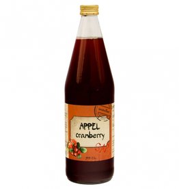 Landwinkel Appel-cranberry sap 0,75 ltr