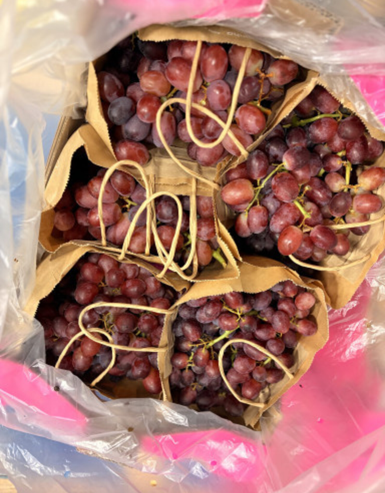 Druiven rood - pitloos per 500 gr