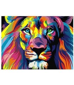 Diamond Painting 40 x 30 cm - leeuw - y1-5788