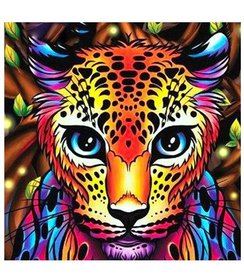 Diamond Painting 40 x 40 cm panter y1-420- vierkante steentjes -