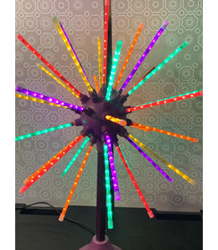 Lichtboom - Vuurwerk - LED - Kerst - 60 cm hoog - Gekleurd licht