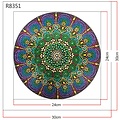 basetrade Diamond Painting 30 x 30 cm -  mandala - R8351 - glittersteentjes