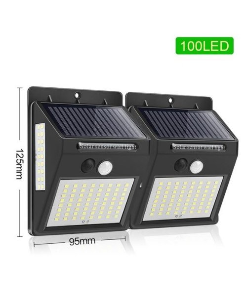 basetrade 2 stuks LED beweging detector lamp licht