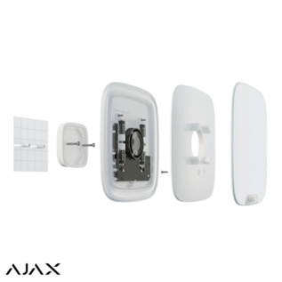 AJAX Systems Ajax StreetSiren DoubleDeck, draadloze buitensirene voor Brandplate