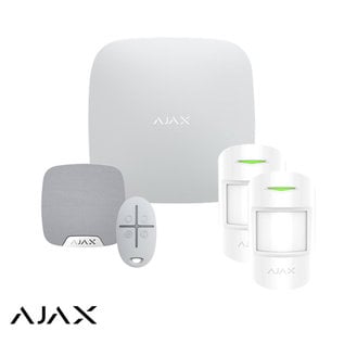 AJAX Systems AJAX StarterKit M, Hub, 2 X MotionProtect, HomeSiren, SpaceControl