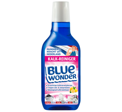 Blue Wonder Blue Wonder Kalk-reiniger Voordeelverpakking - 6x 750 ml fles met Dop omdoos (4,5 L)