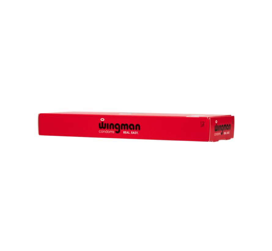 Wingman Condoms Real Easy - 12 pack 56 mm single