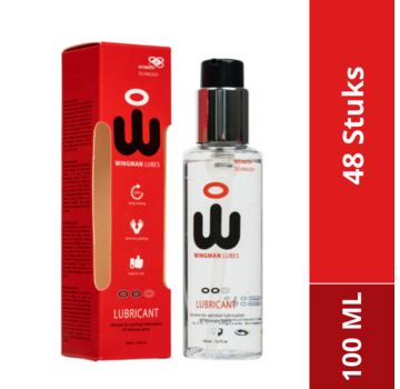 Wingman Wingman Condoms Sillicone Lubricant - 48x 100 ML