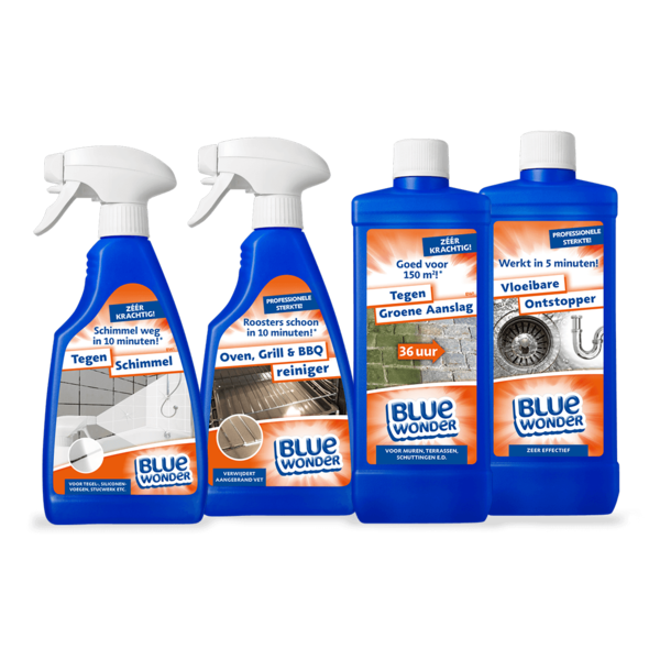 Blue Wonder Blue Wonder Tegen Schimmel Speciaalreiniger Voordeelverpakking - 6x 500 ml spray flex omdoos (3 L)