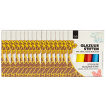 VOILA Home Bakery Voila Glazuur stiften | 4 kleuren | wit rood geel blauw - 16x 76 gram omdoos (1,22 KG)