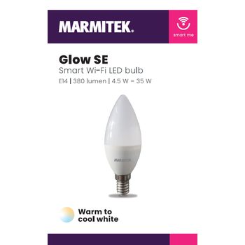 Marmitek Smart Wi-Fi LED bulb - E14 | 380 lumen | 4.5 W = 35 W - 12x omdoos single