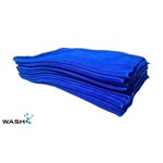 W.A.S.H. W.A.S.H. PREMIUM POETSDOEK  Microfiber Stof Blauw 60x40 cm - 12x  pakket