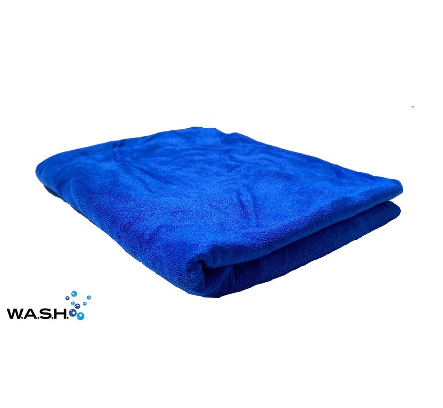 W.A.S.H. Auto Poetsdoek Premium - Microvezeldoek Blauw - 60 x 40 cm