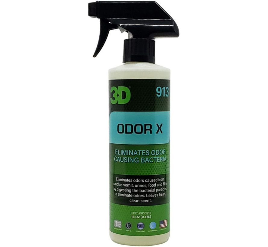 3D Odor X - 16 oz / 0.47 Lt Spray Fles