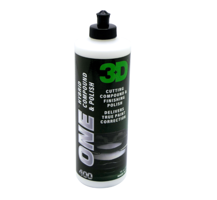 3D ONE Hybrid - Compound & Polish 400 - 32oz/946 ml fles