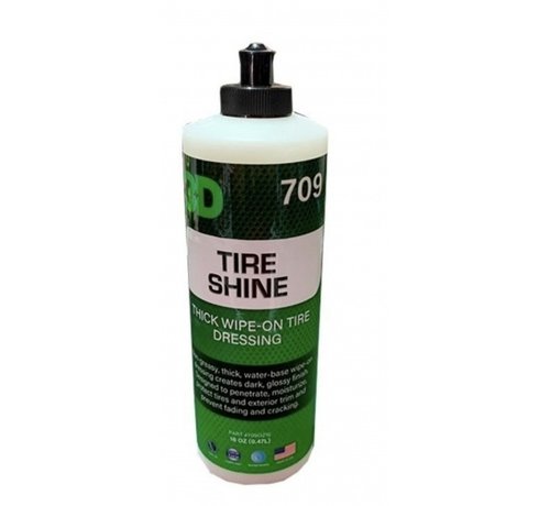 3D PRODUCTS 3D Tire Shine - 16 oz / 473 ml fles Flacon