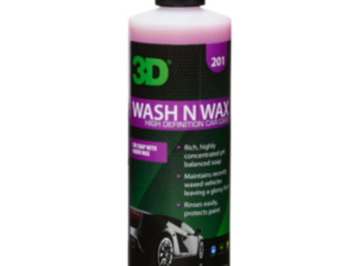 3D Wash N Wax - 16 oz / 473 ml Flacon