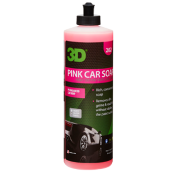 3D Pink Car Soap - 16 oz / 473 ml Flacon