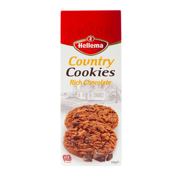 Hellema HELLEMA COUNTRY Cookies Rich chocolate - 150 gram pack