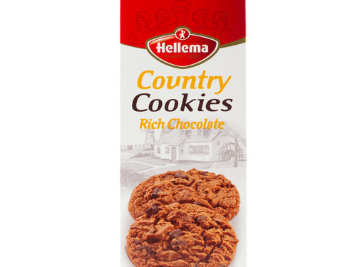 Hellema HELLEMA COUNTRY Cookies Chocolat riche - 150 grammes paquet