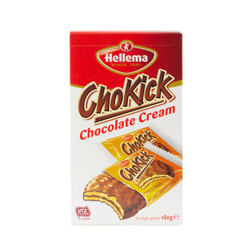 Hellema HELLEMA ChoKick Chocolate Cream Koekjes - 180 gram doos