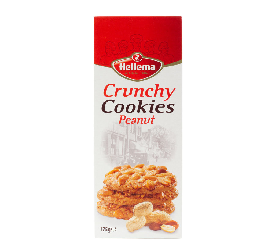 Hellema Koekjes Crunchy Pinda - 175 gram