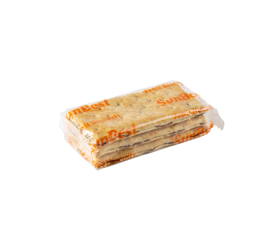 Hellema Fruit Biscuits Rozijnen Appel - 5 x 3 stuks - 218 gram