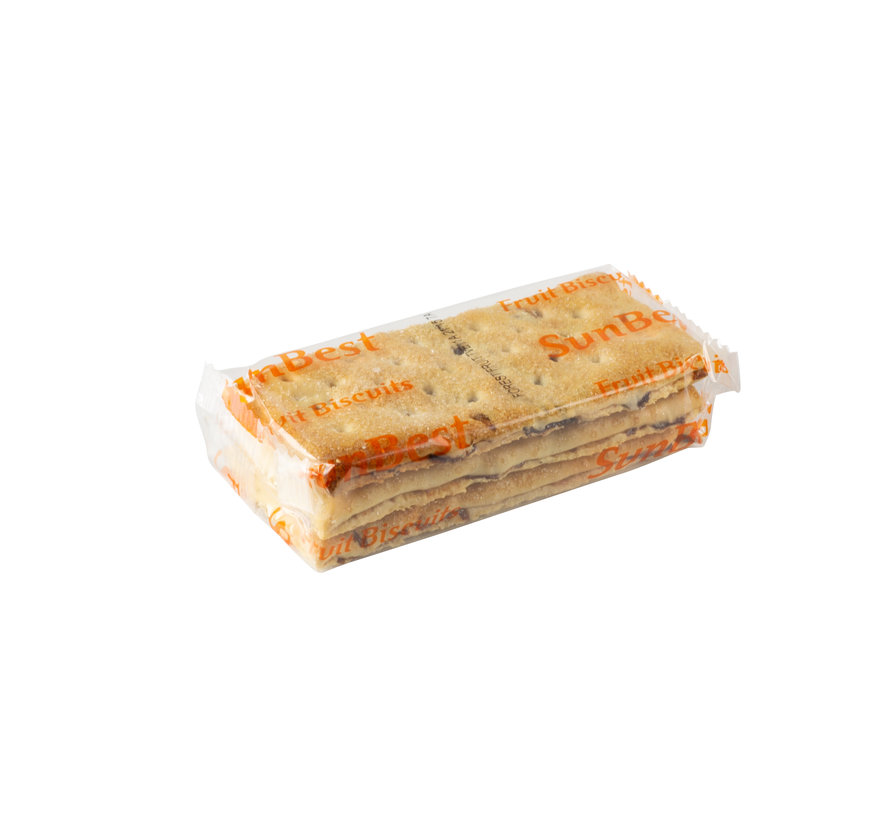 HELLEMA SunBest Biscuit aux Fruits RAISINS ET FRUITS DES FORÊTS - 24x 218 grammes  paquet - carton principal