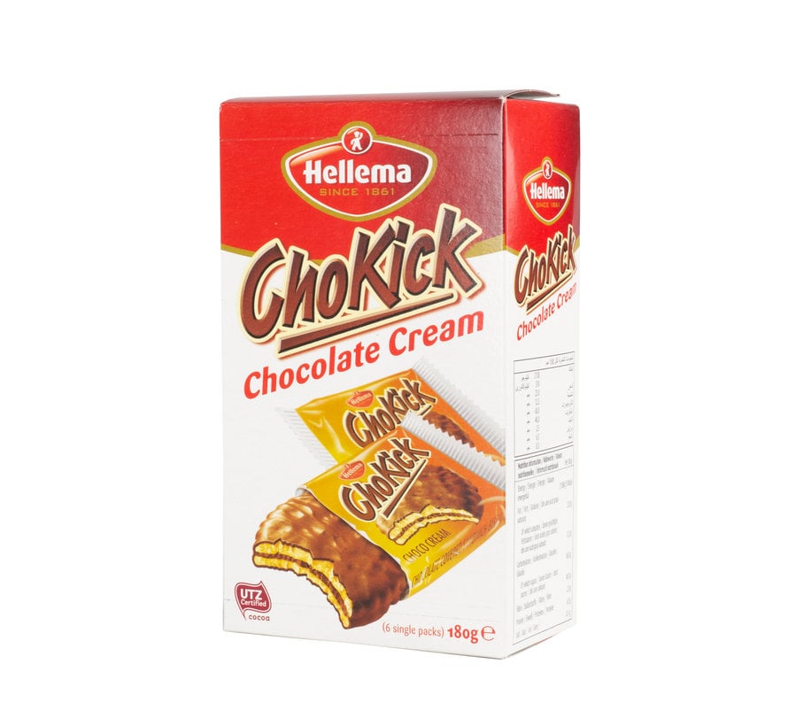 HELLEMA ChoKick Chocolate Cream - 12x 180 grams - master carton
