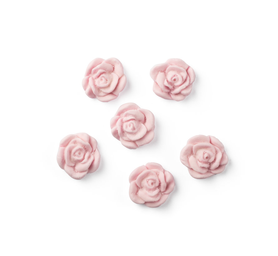 Voila Suikerdecoratie Roze Rozen - 18 gram doosje