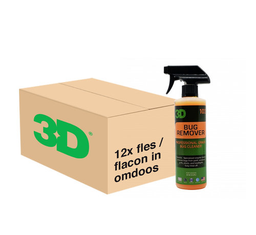 3D PRODUCTS 3D Bug Remover - 16 oz / 473 ml - 12x Spray Fles - grootverpakking