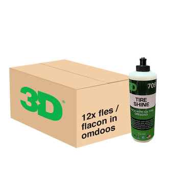 3D Tire Shine - 16 oz / 473 ml - 12x Flacon - grootverpakking