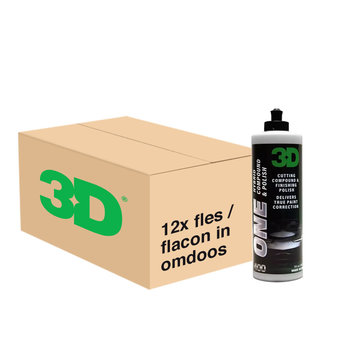 3D One Hybrid Compound & Polish - 32 oz / 0.95 Lt  - 12x Flacon - Grootverpakking