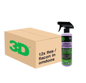 3D Spray Detailer - 16 oz / 473 ml - 12x Spray Fles - grootverpakking