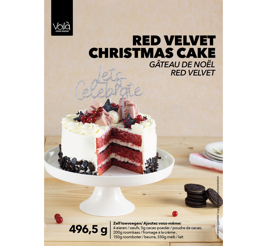 Voila Home Bakery Christmas Velvet Cake Taartset