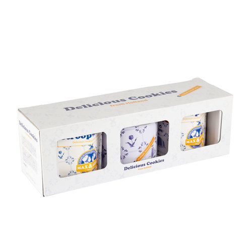Max & Alex Max & Alex Sirup Waffles in Deluxe Giftbox Deluxe (2x hexa + 1x tin) in a box