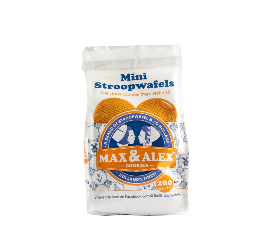 Max & Alex Mini Sirup Waffles 200 gram pack