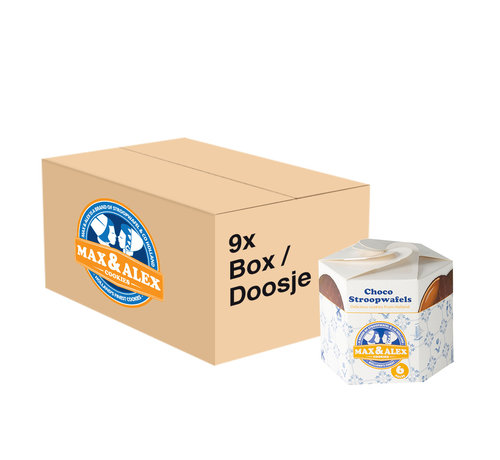 Max & Alex Max & Alex Chocolate Syrup Waffles Hexa (270 gram) 9x - master carton